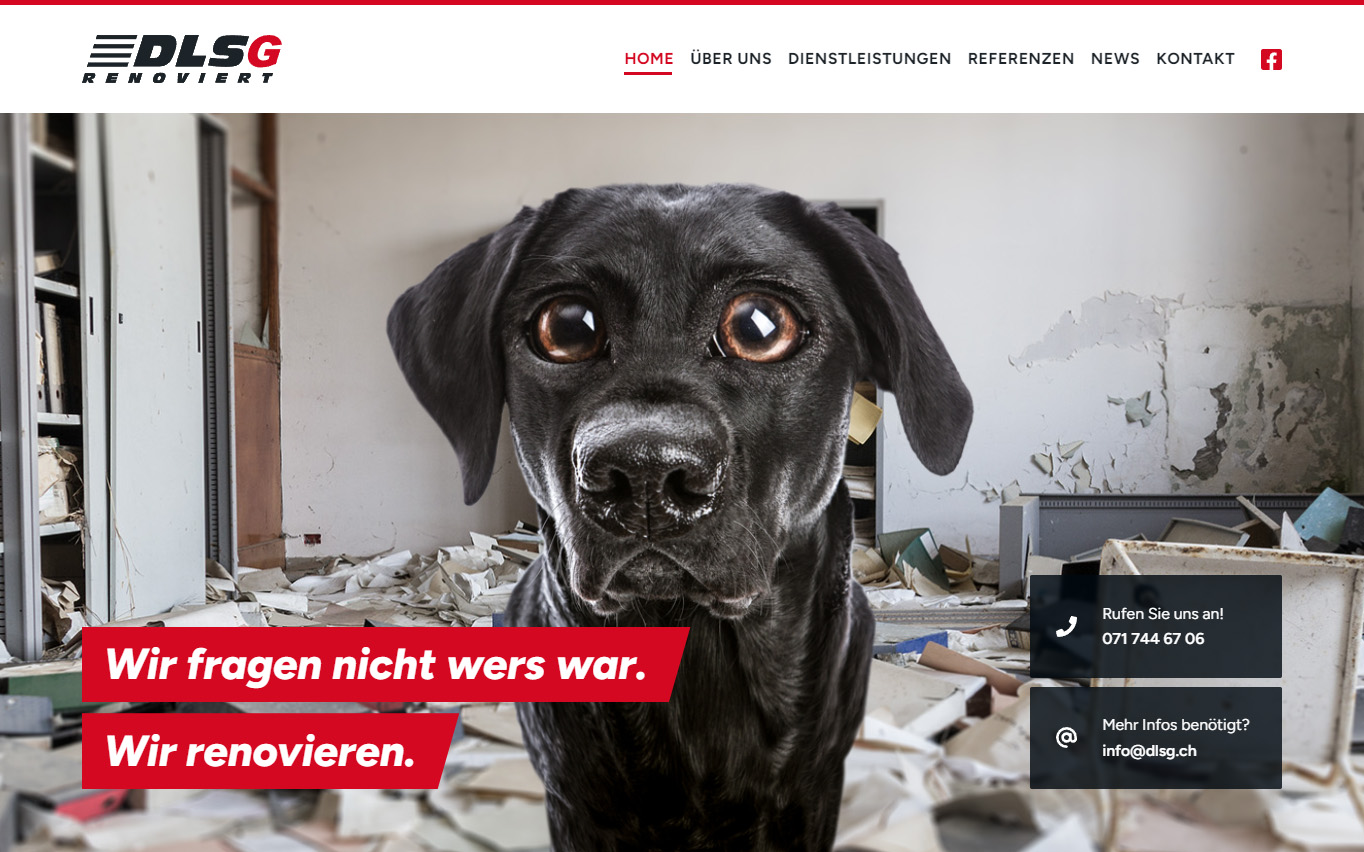 Die neue Website von DLSG